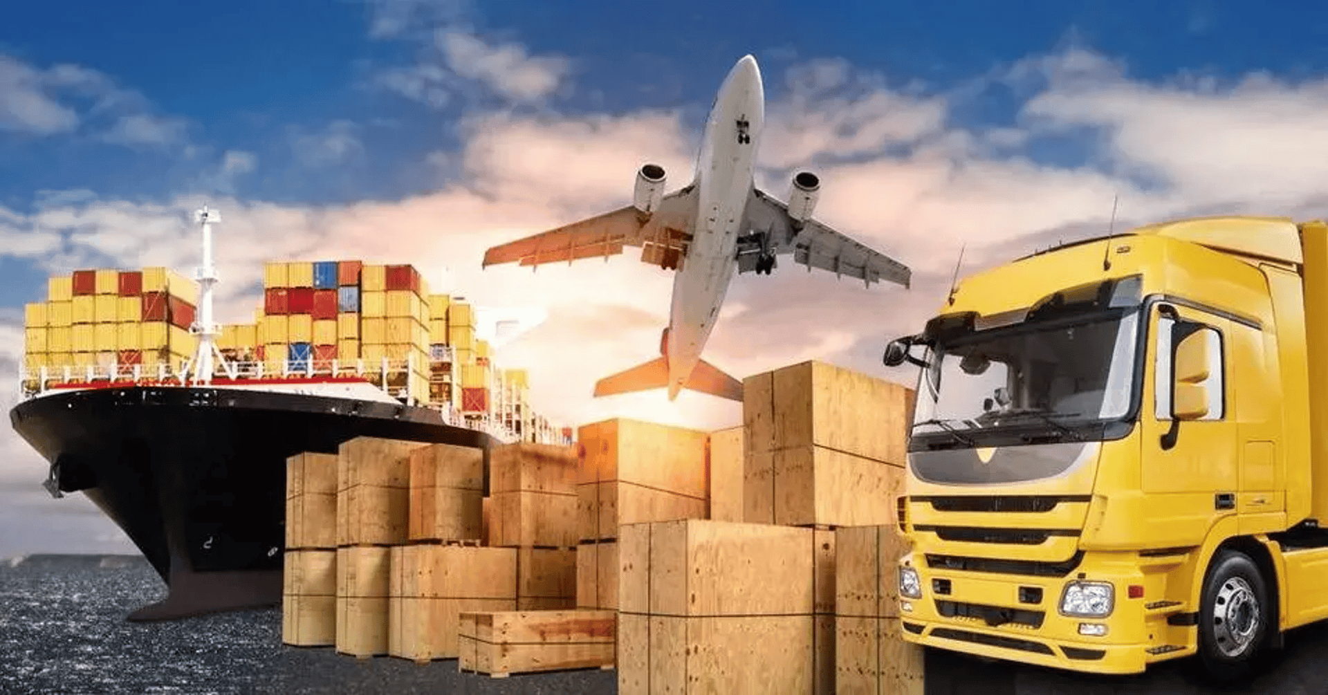 A large cargo ship docked at a dock